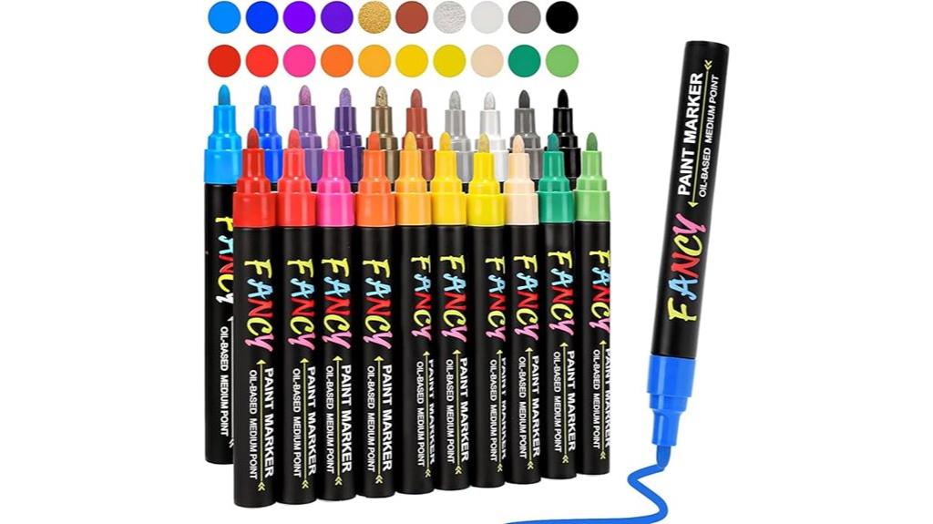 oil based paint marker set