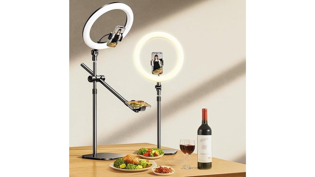 overhead ring light mount