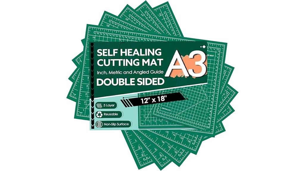 pack of five mats
