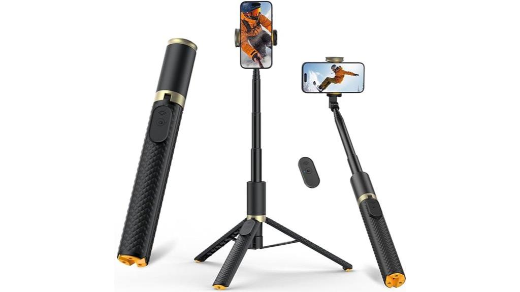 phone tripod selfie stick