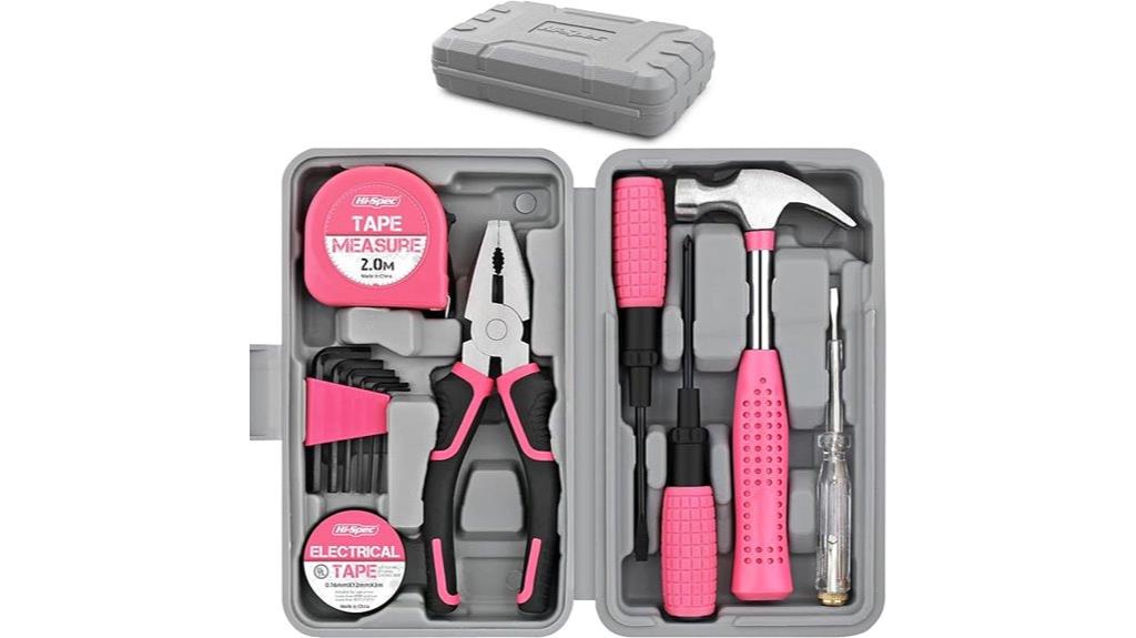 pink compact women s toolkit