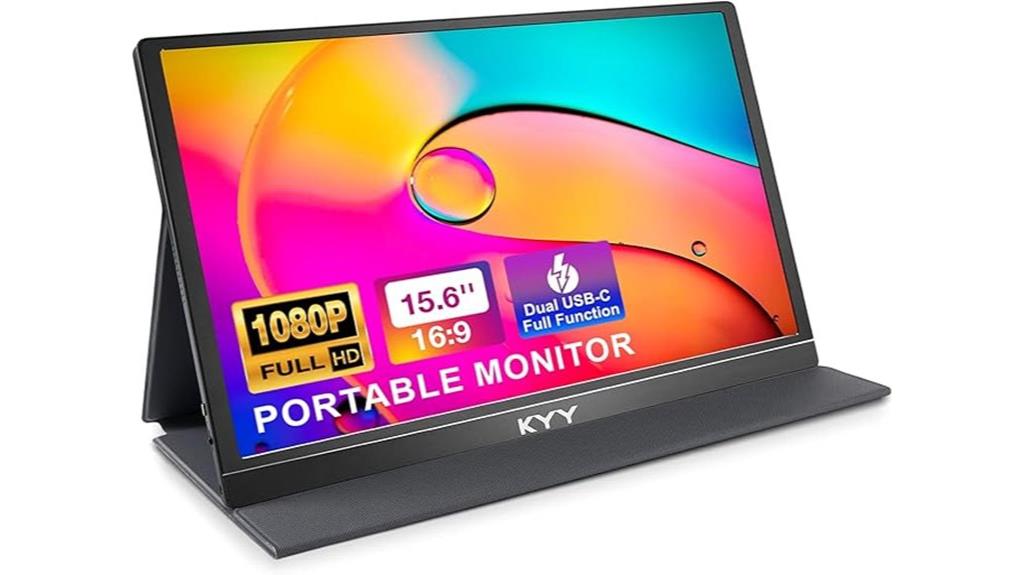 portable 15 6 usb c monitor