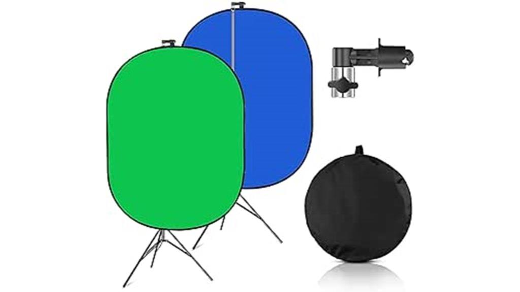 portable 5x7ft green screen