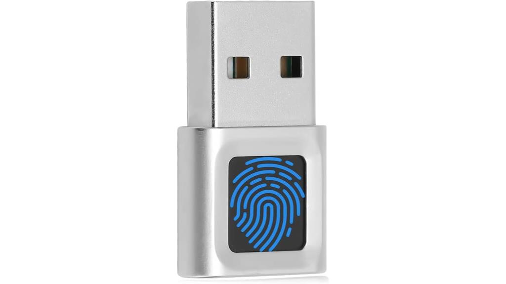 portable biometric authentication device