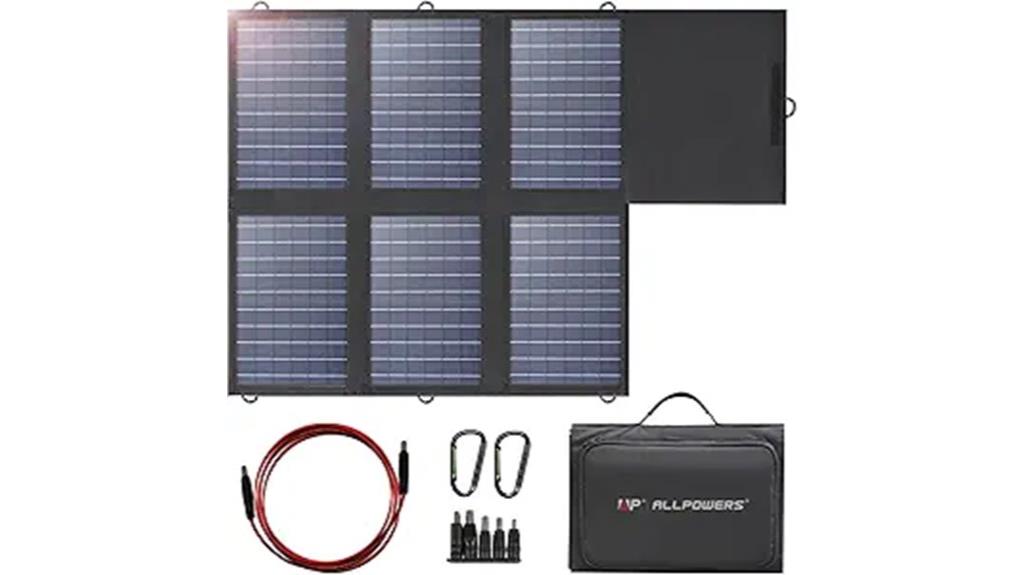 portable foldable solar charger