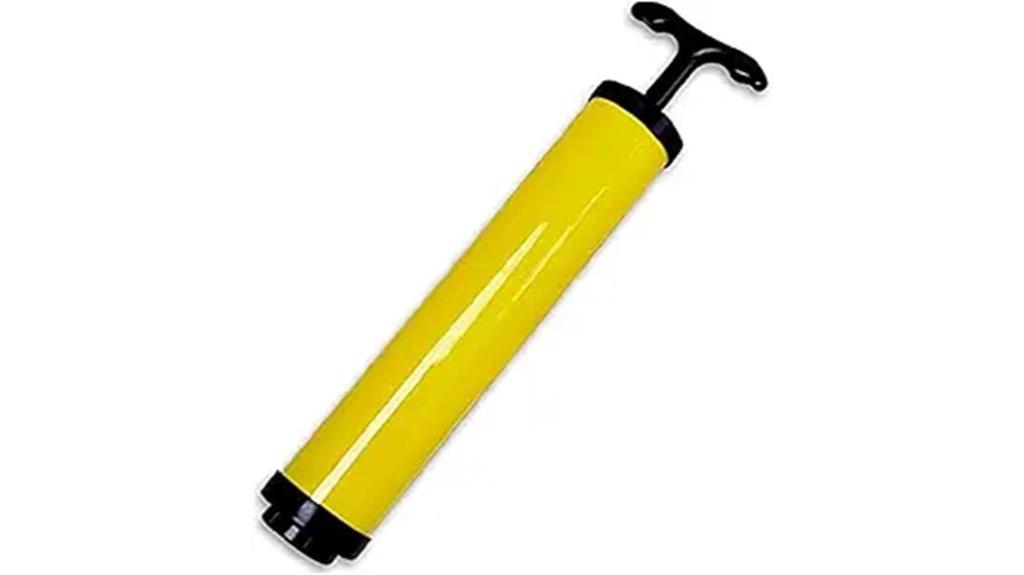 portable hand pump storage