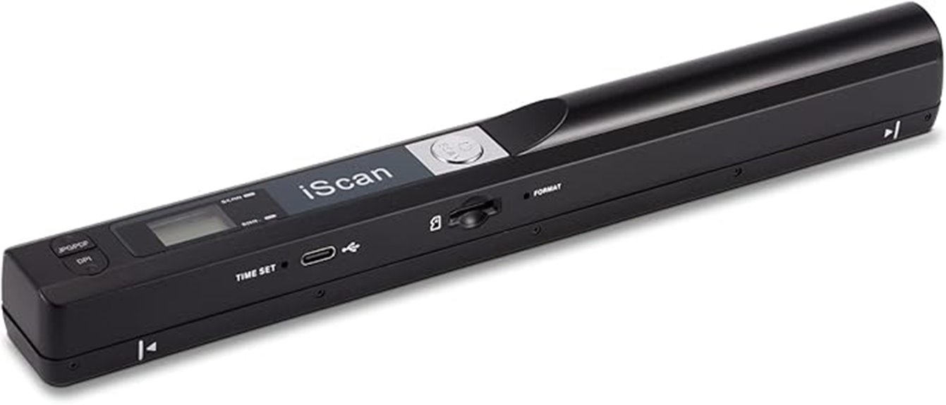 portable high resolution handheld scanner