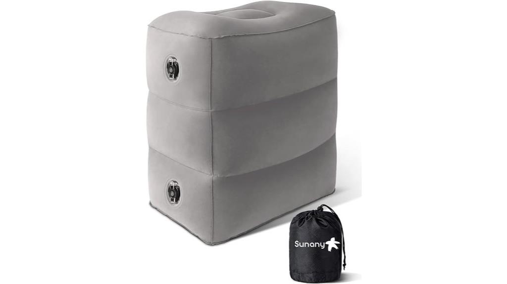 portable inflatable travel pillow