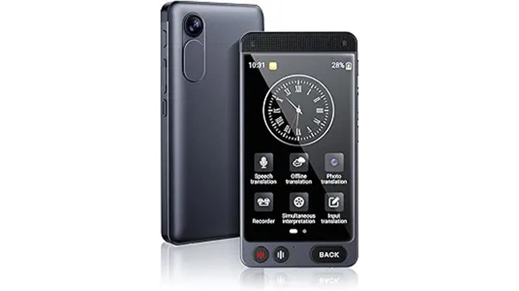 portable multilingual translation device