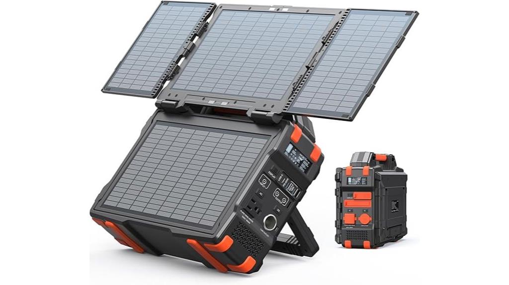 portable power station with solar