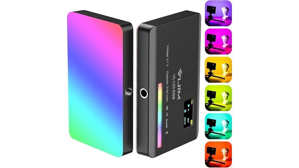 portable rgb led light