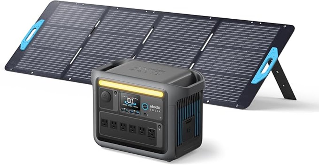 portable solar power station