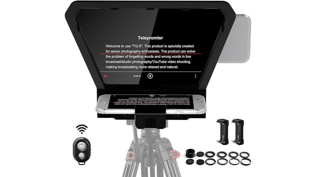 portable teleprompter for devices