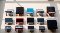 portable travel lapstands