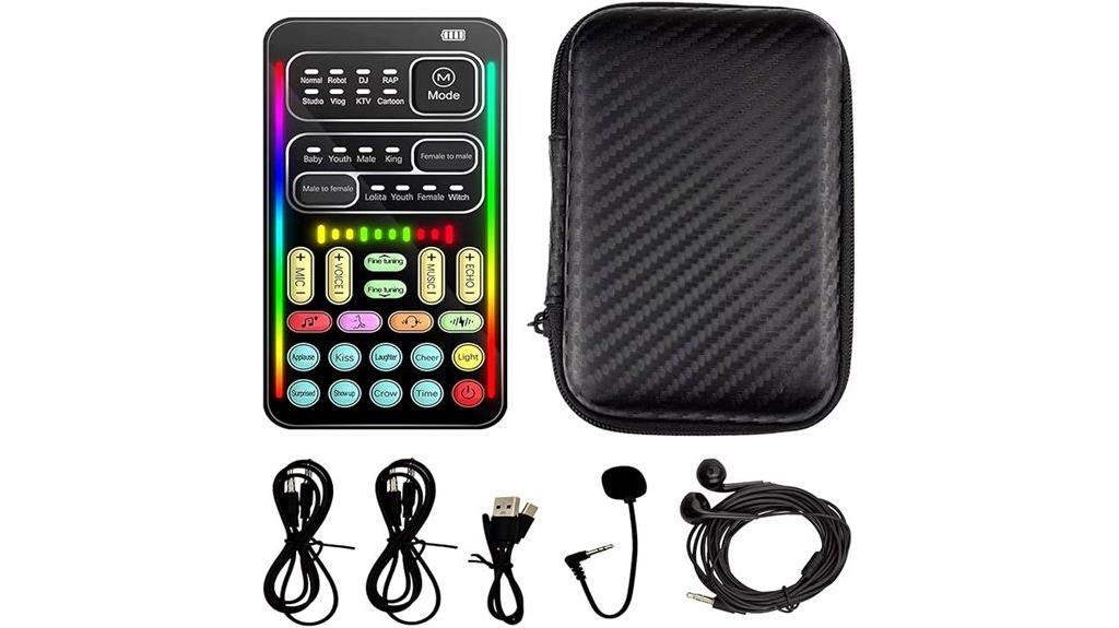 portable voice effect device