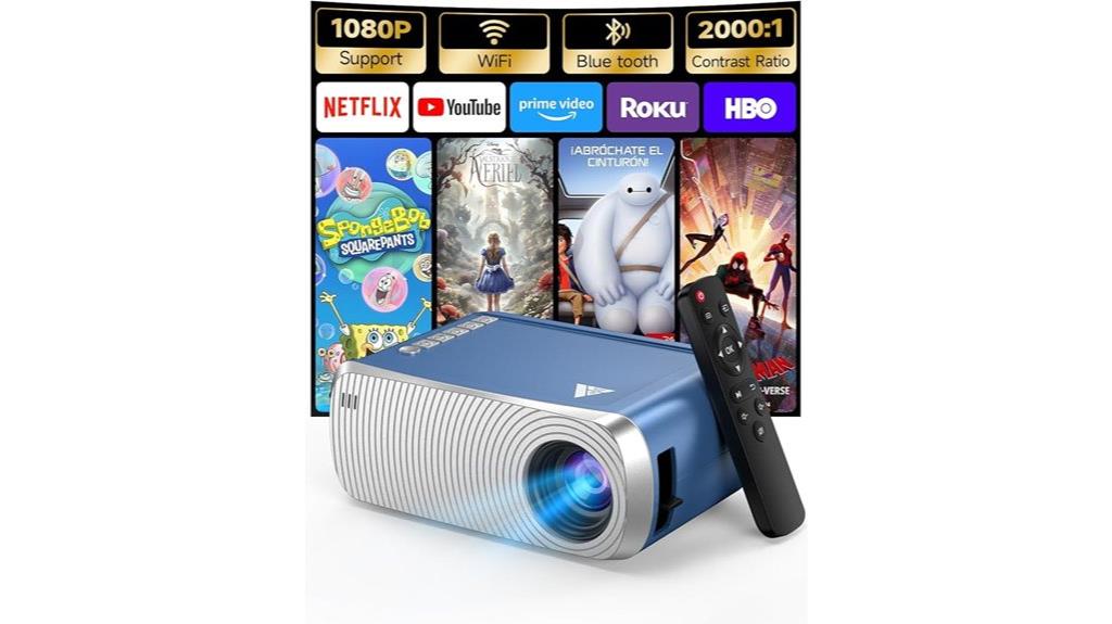 portable wifi bluetooth projector