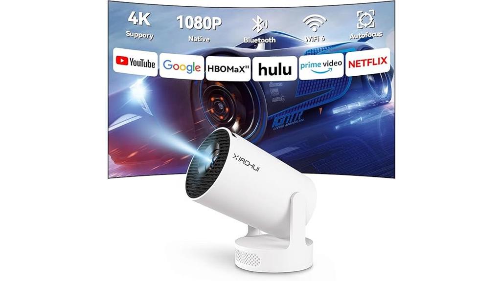 portable wifi bluetooth projector