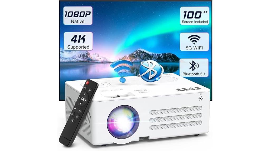 portable wifi bluetooth projector
