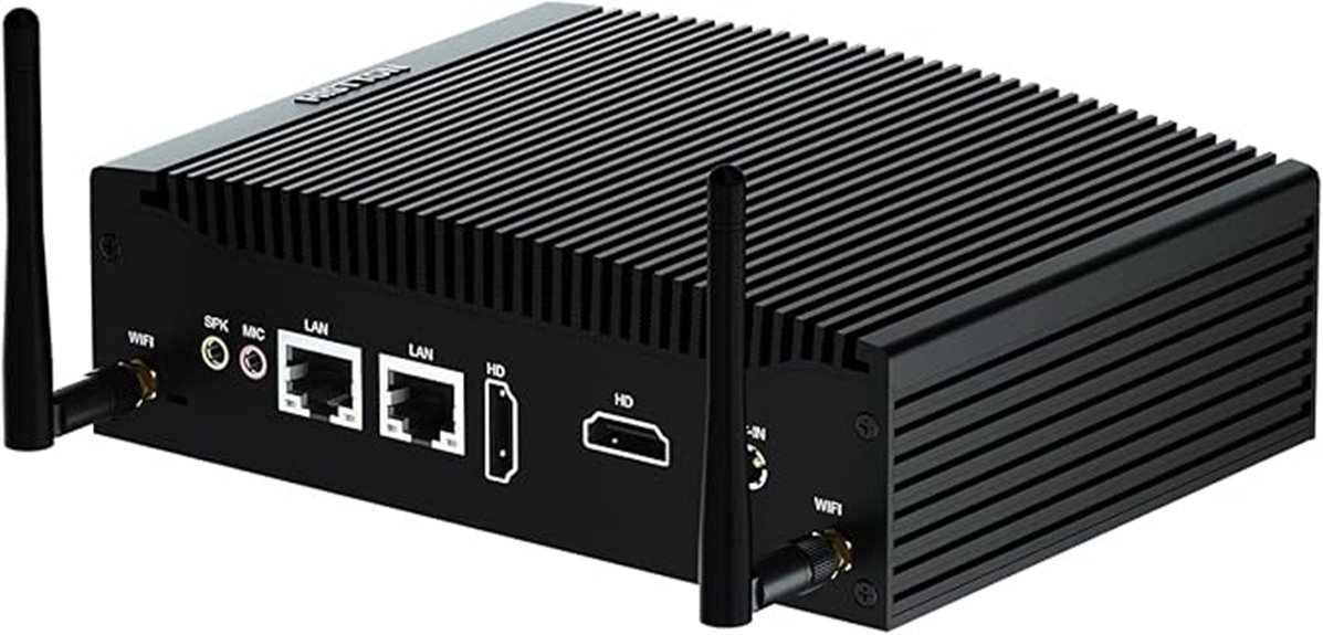 powerful fanless mini pc