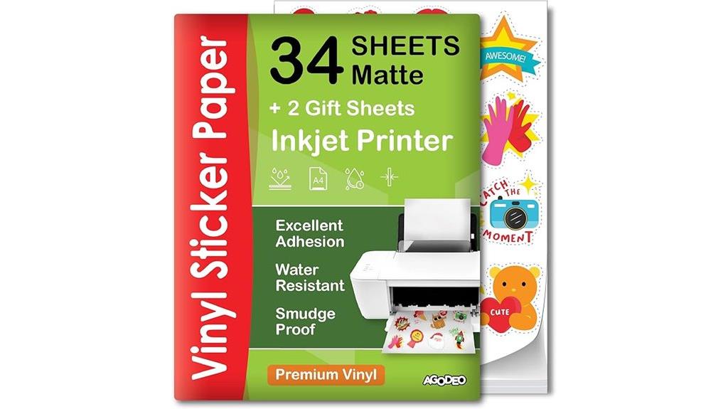 premium vinyl sticker paper