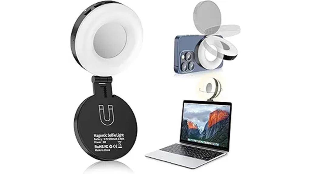 rechargeable four mode selfie light