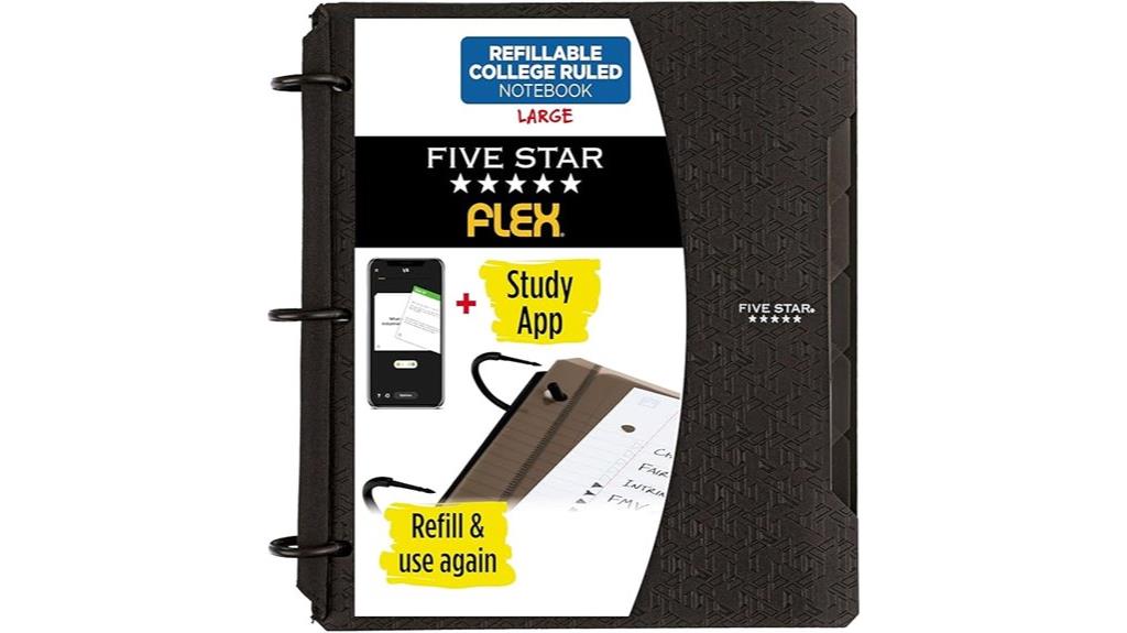 refillable notebook with 200 sheets