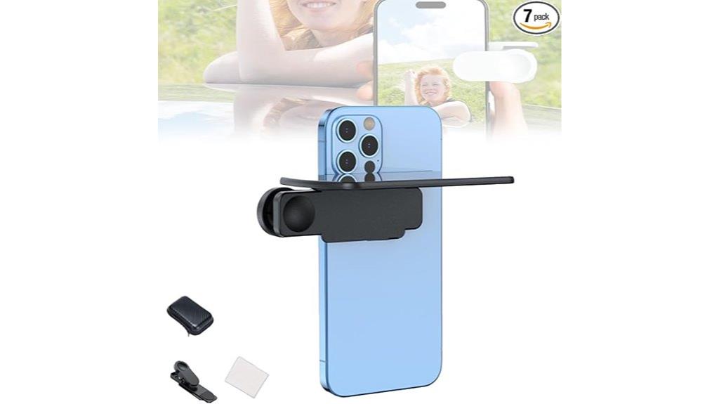 reflective smartphone camera lens