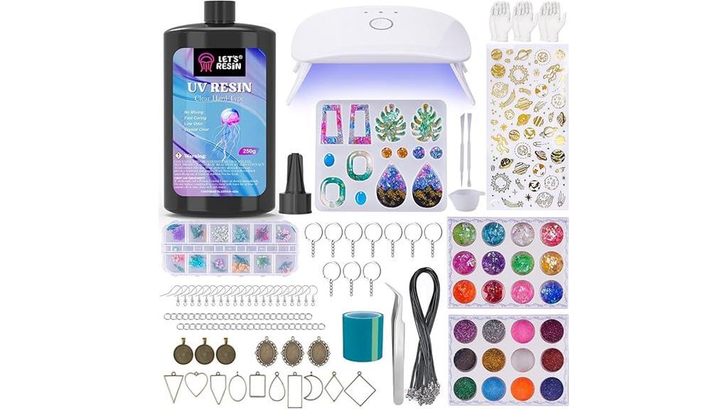 resin jewelry kit included