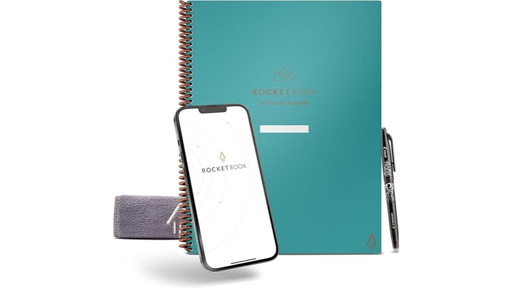 reusable teal rocketbook