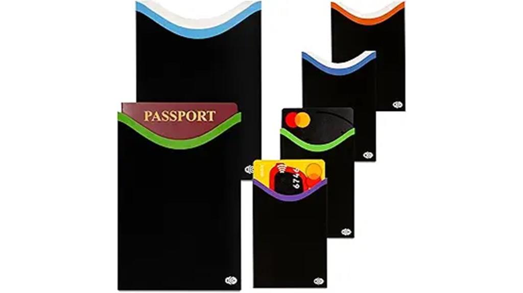 rfid blocking wallet sleeves