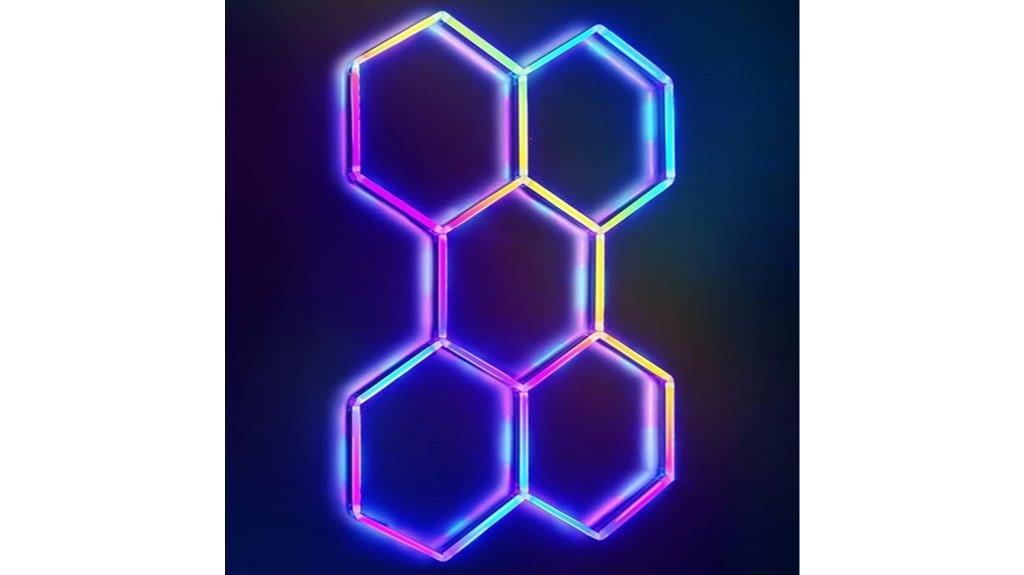 rgb hexagon led panels