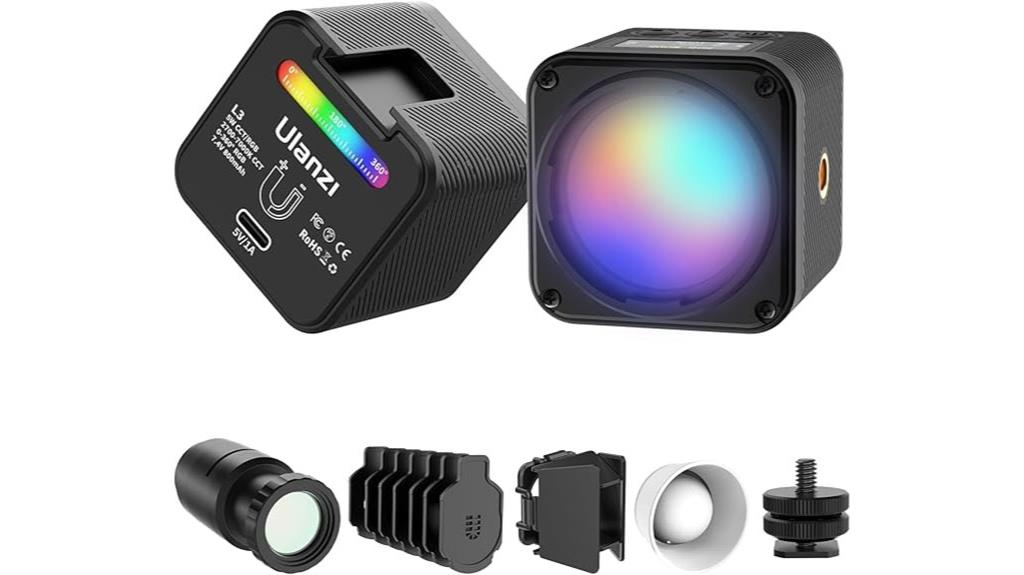 rgb led video light