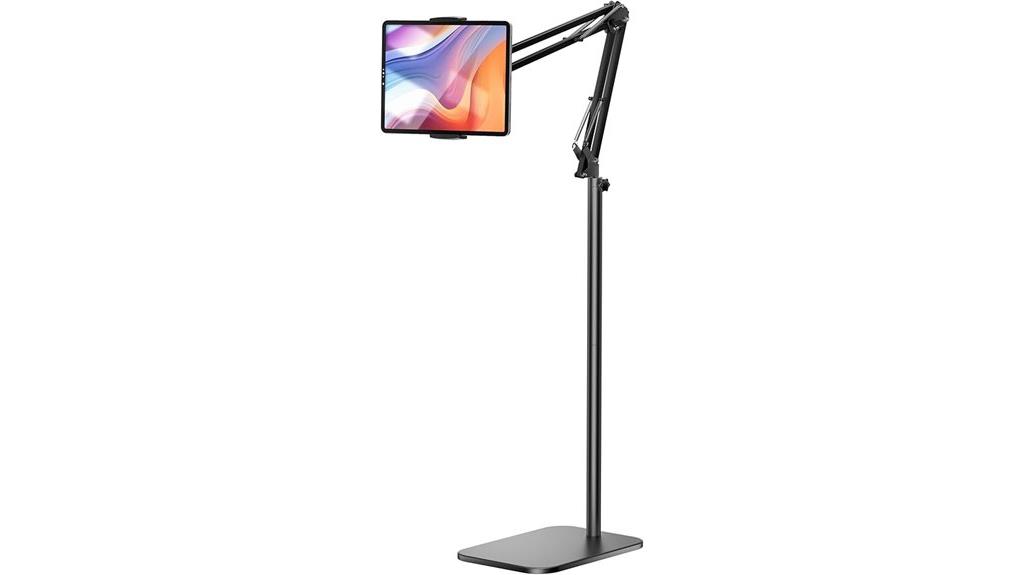 rotatable tablet floor stand