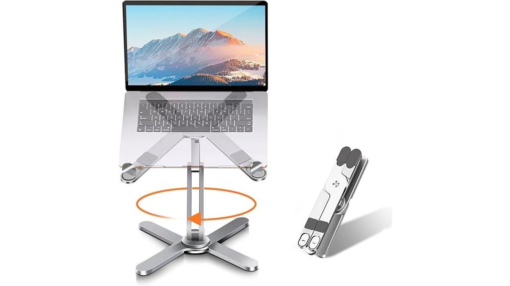 rotating laptop stand