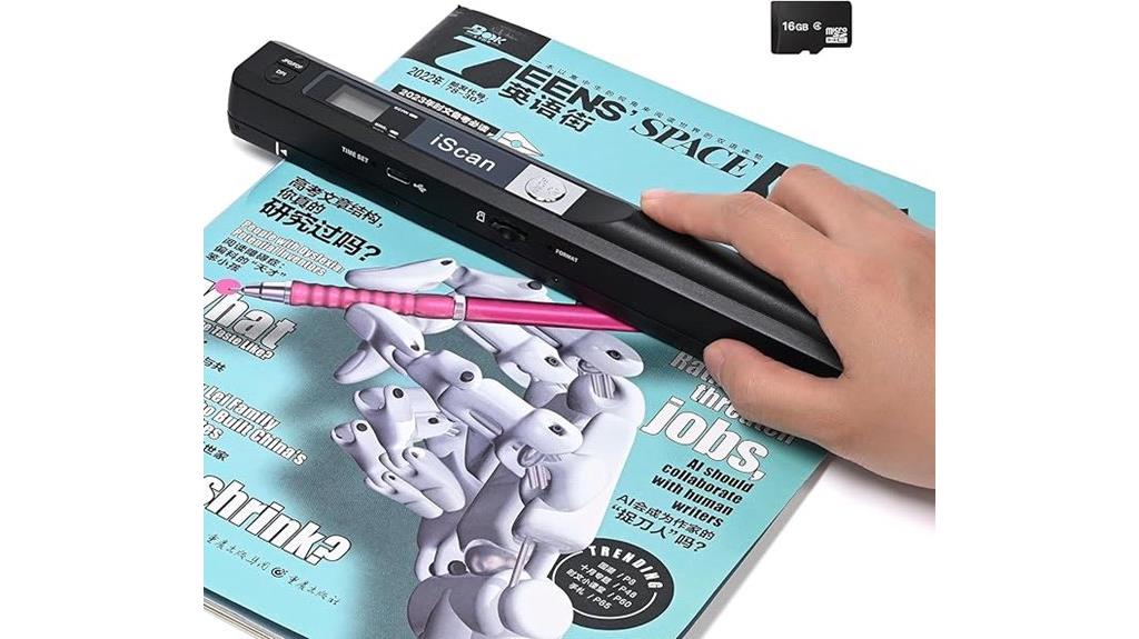 scanner with 16gb usb