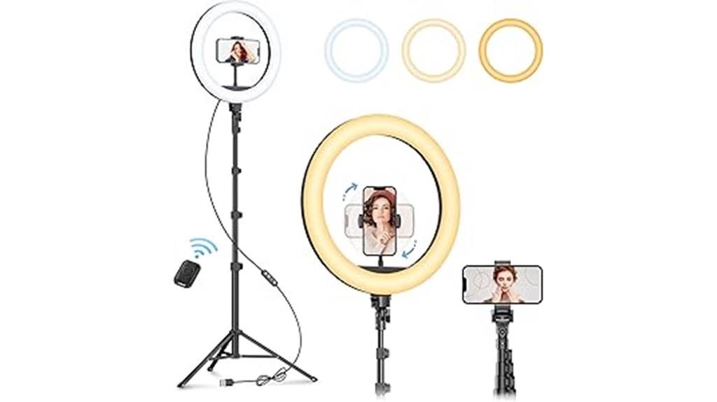 selfie ring light tripod