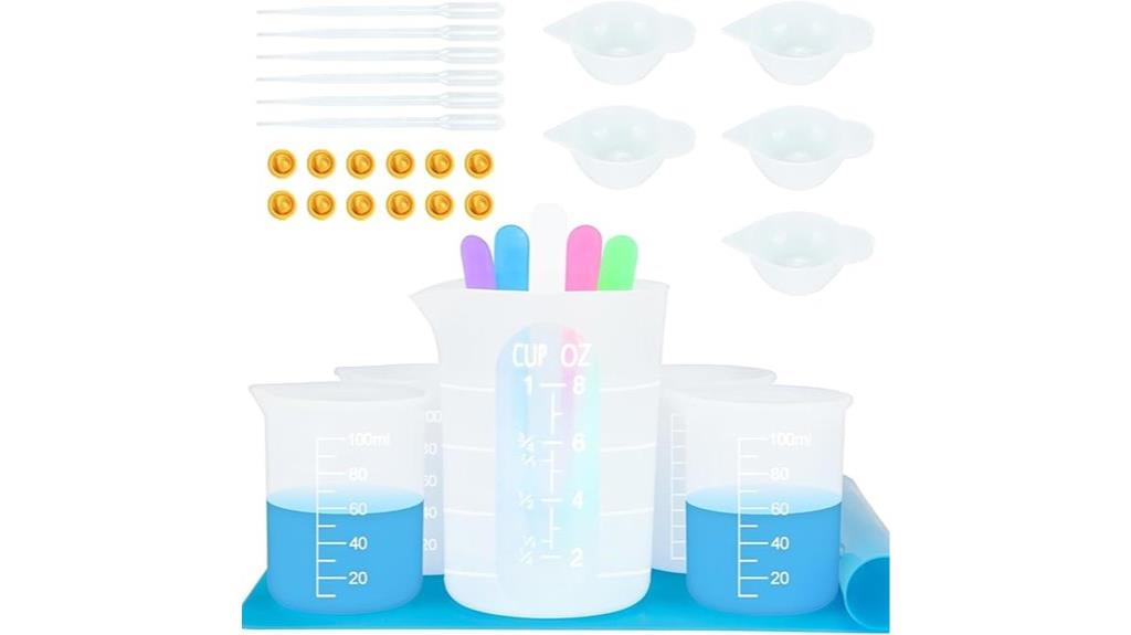 silicone resin measuring set