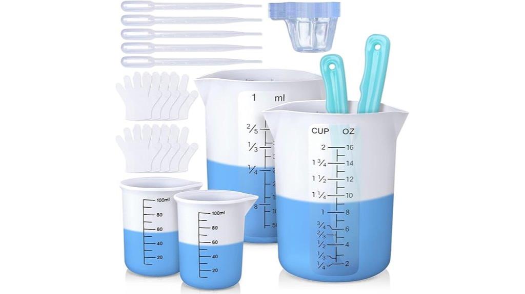silicone resin measuring tools
