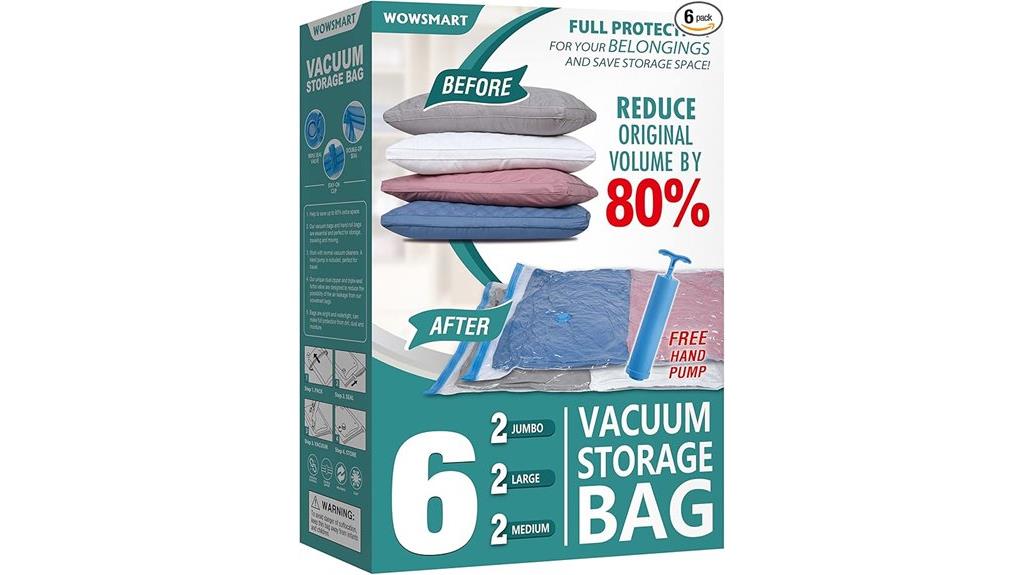 six bag vacuum set
