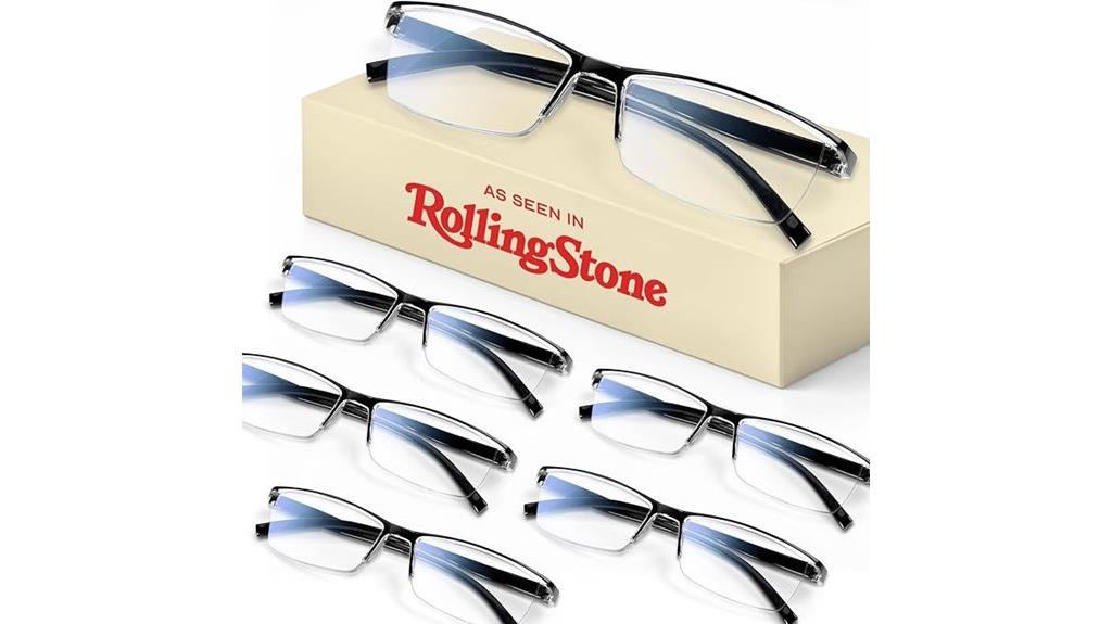 six pack men s reading glasses