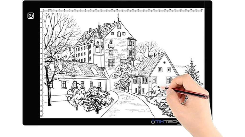 slim led art tracing box