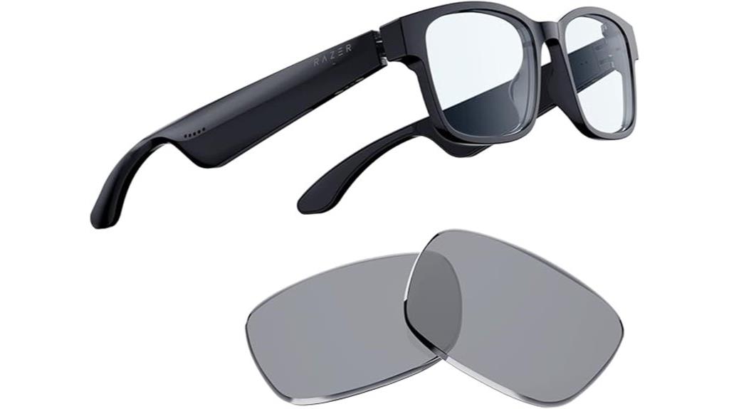 smart glasses with blue light