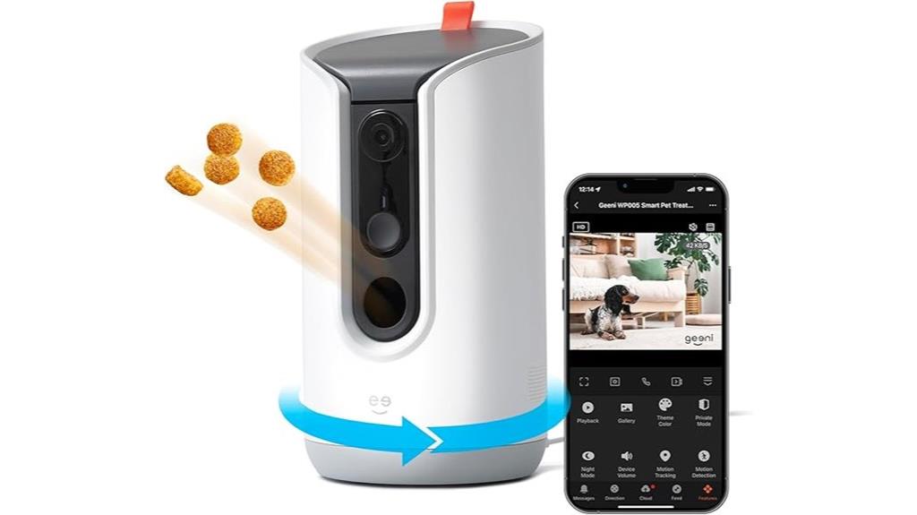 smart pet camera feeder