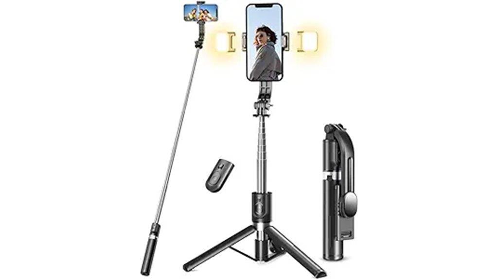 smartphone selfie tripod kit
