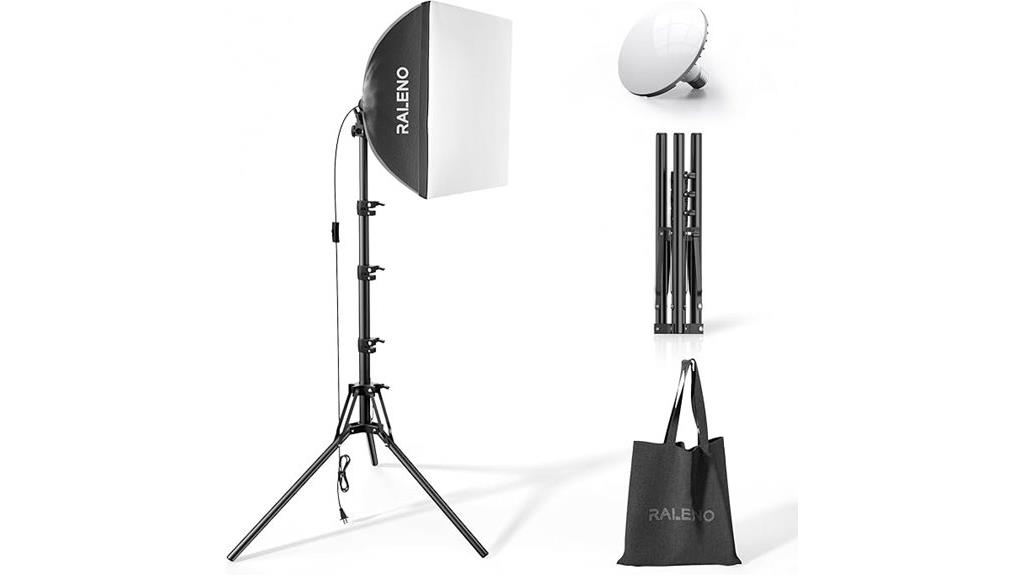 softbox photography lighting kit