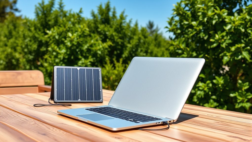 solar compatible portable laptop