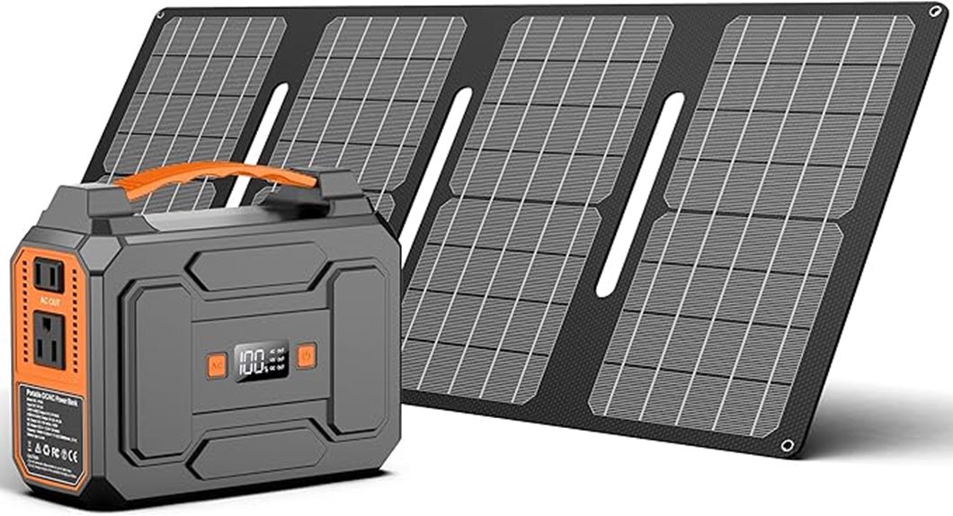 solar portable generator system