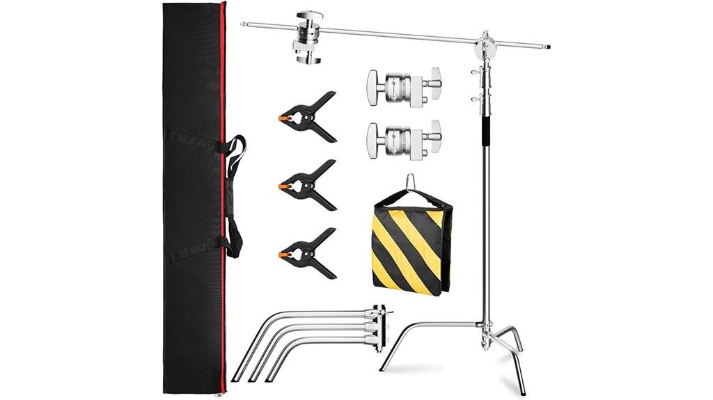 studio c stand with boom