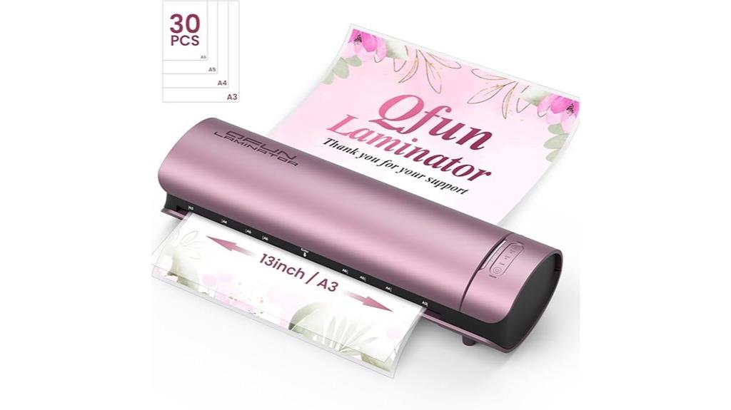 thermal laminator with sheets