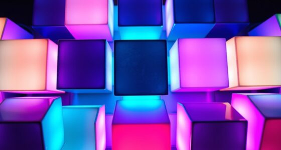 top led photo light cubes